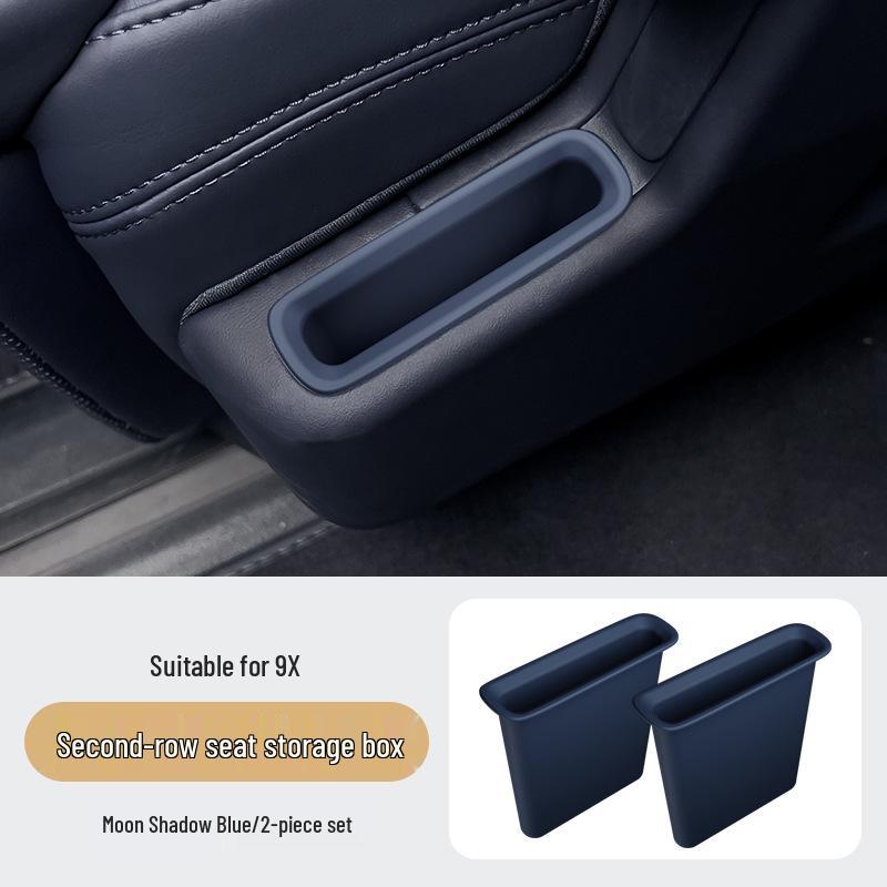 Zeekr 9X Second Row Seat Phone Slot Silicone Storage Box Accessory