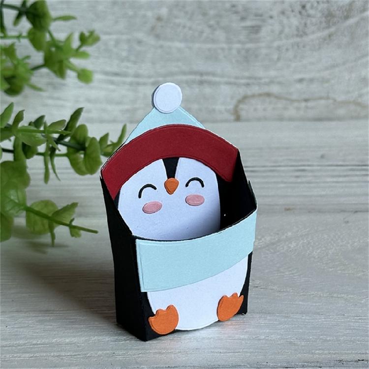 Christmas Box Cutting Dies Embossing Template Stencil Scrapbooking for Card Cuts