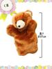 Shiawase Warehouse Animal Plush Puppets, Toys, Animals, Wolf, Rabbit, etc. (Bear)