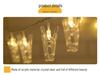 LED Photo Wall Clips Battery & USB String Lights for Holiday & Dorm Decor