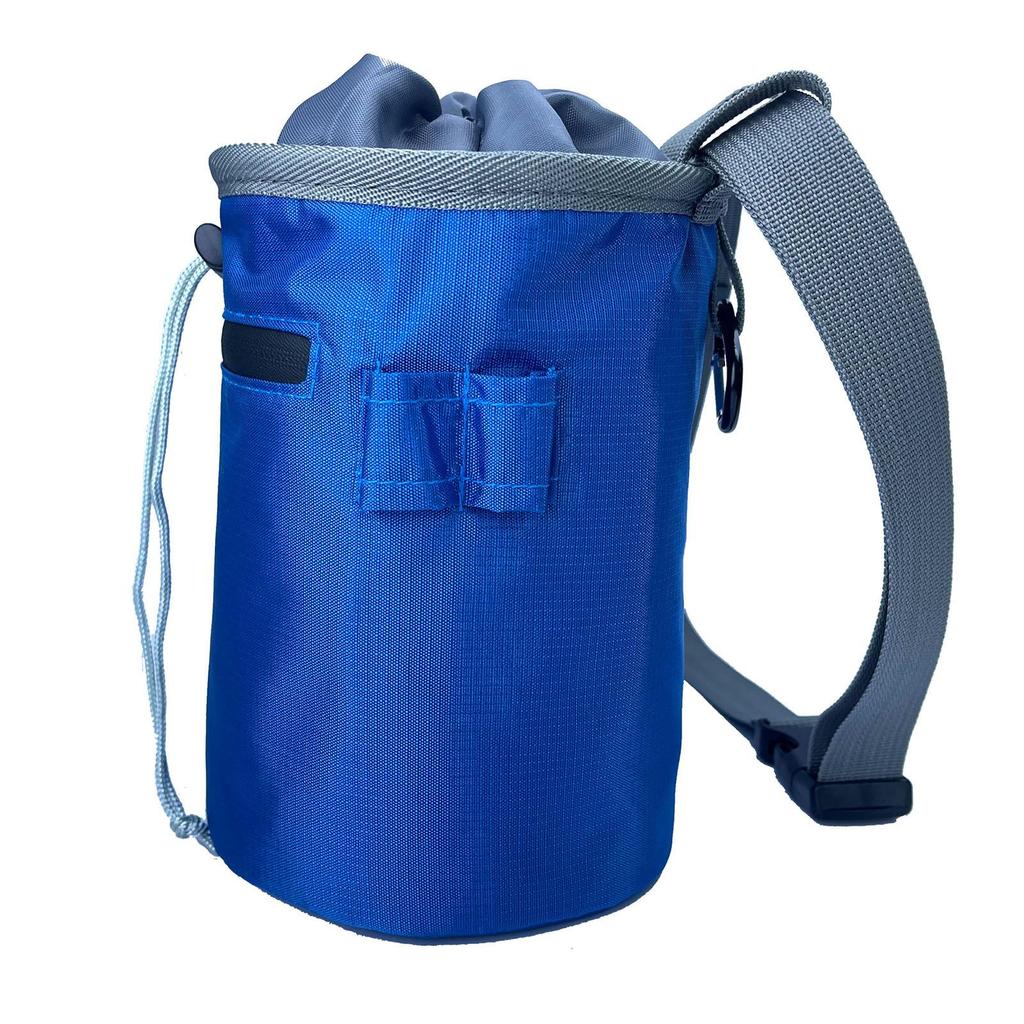 Chalk Bag for Climbing with Zippered Pocket, Carrying Bag, Adjustable Belt Pole Dancing