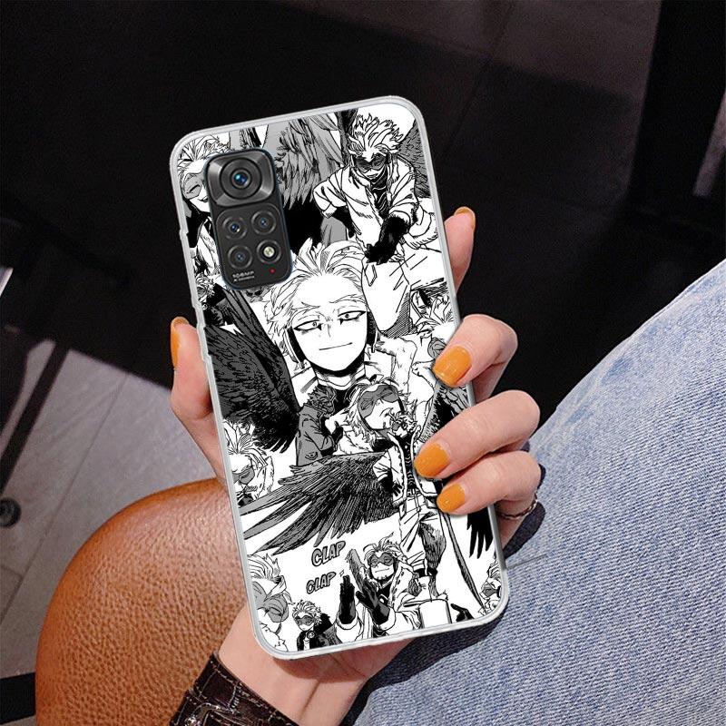 My Hero Hawks Phone Case For Xiaomi Redmi Note 15 14 13 12S 12 11 Pro Plus 14S 11S 11E 10 10S 11T 5G Personalized Cover Redmi No