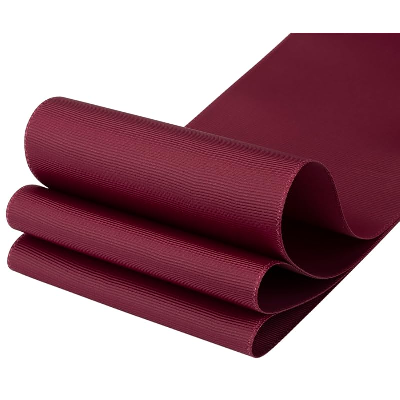 [Tekdeere]Width 100mm Solid Burgundy Grosgrain Ribbon, Perfect for Gift Wrapping, Sewing, Hair Accessories, Wedding Decorations - 22 Meters/roll