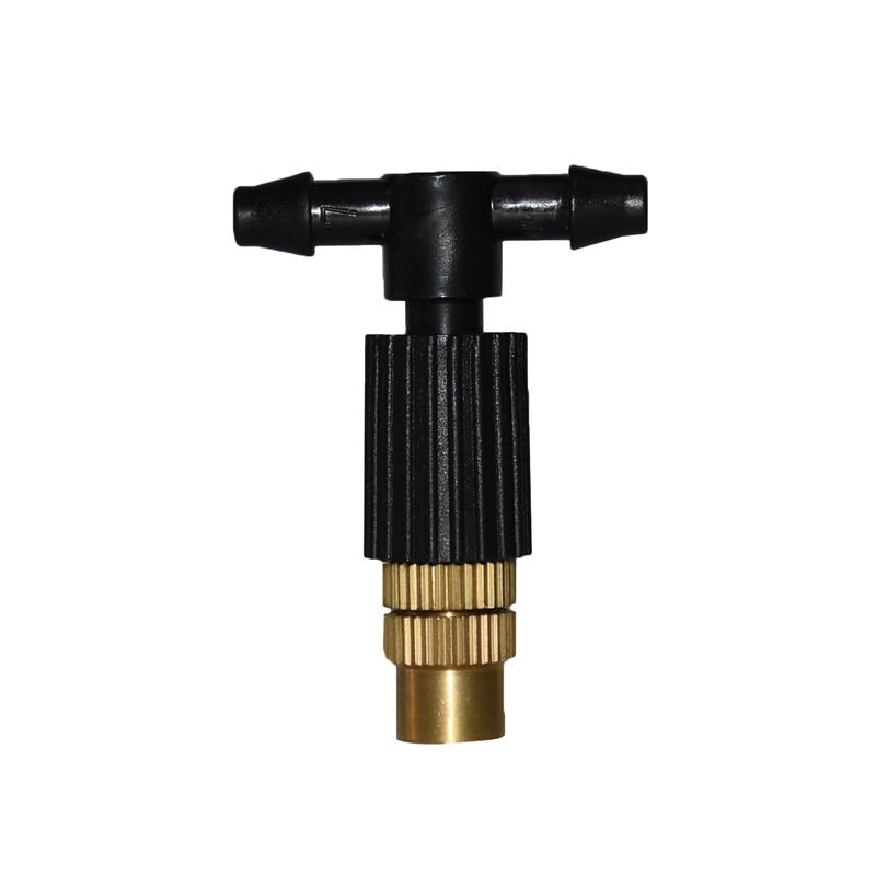 brass misting nozzle brass hose nozzles Water sprayers Drip barbed 1/4"Connector Garden watering sprinklers 6pcs