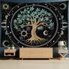 Aesthetic Tree Of Life Tapestry Wall Hanging Color Art Simple Hippie Witchcraft Mysterious Room Home Decor