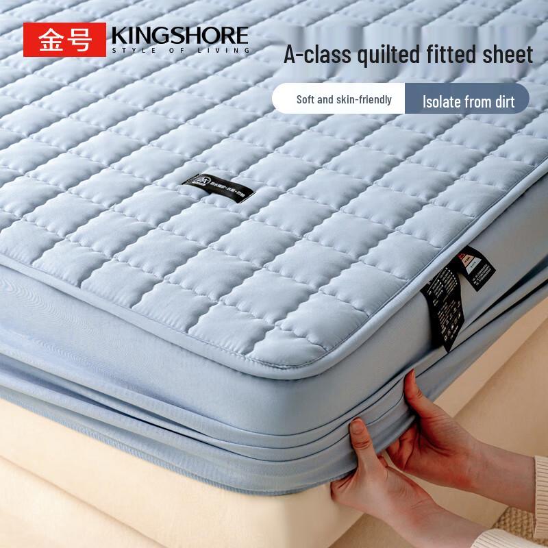 Thickened Quilted Mattress Protector Fitted Sheet 120x200cm