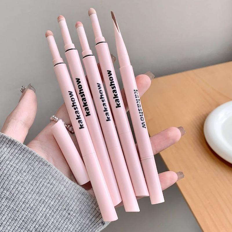 Doppelköpfiger Seidenraupen-Stift für Lügen, Muttergesundheit, Seidenraupen-Eyeliner Zwei in Eins, Natürlicher Schatten zum Aufhellen, High Light, Pseudo-Naturgesicht