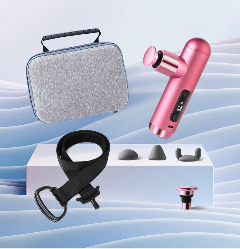 Portable Mini Muscle Relaxation Massage Gun with Hot Compress