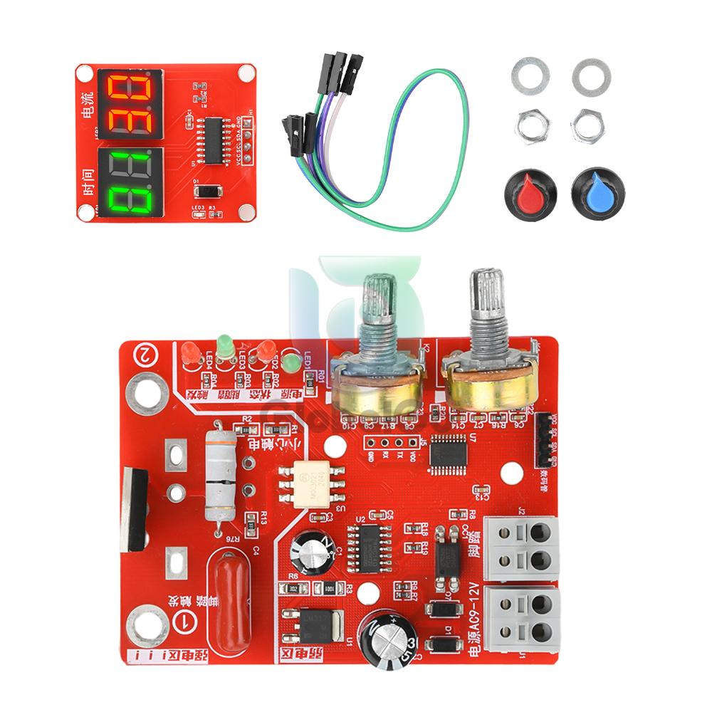 NY-D01 40A 100A Spot Welder Control Board Kit Digital Display Spot Welding Machine Time And Current Control Module AC 110/220V