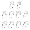 Magnetic Imitation Lip Rings Stainless Steel Body Jewelry Without Piercing Comfortable Wear for Dances Party Supplies