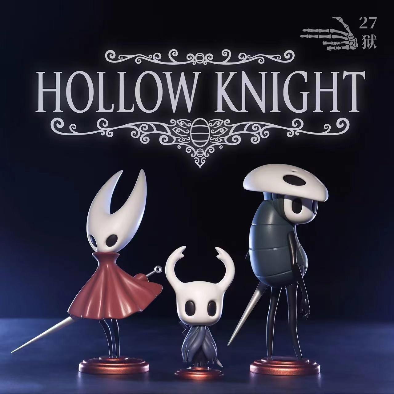 Op Voorraad 24cm Game Hollow Knight Anime Figuur Hollow Knight PVC Actiefiguur Verzamelaar Model Fans Kerstcadeaus black
