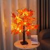Indoor Led Maple Tree Lamp With 24 Leds For Christmas Thanksgiving Party Home Decoration