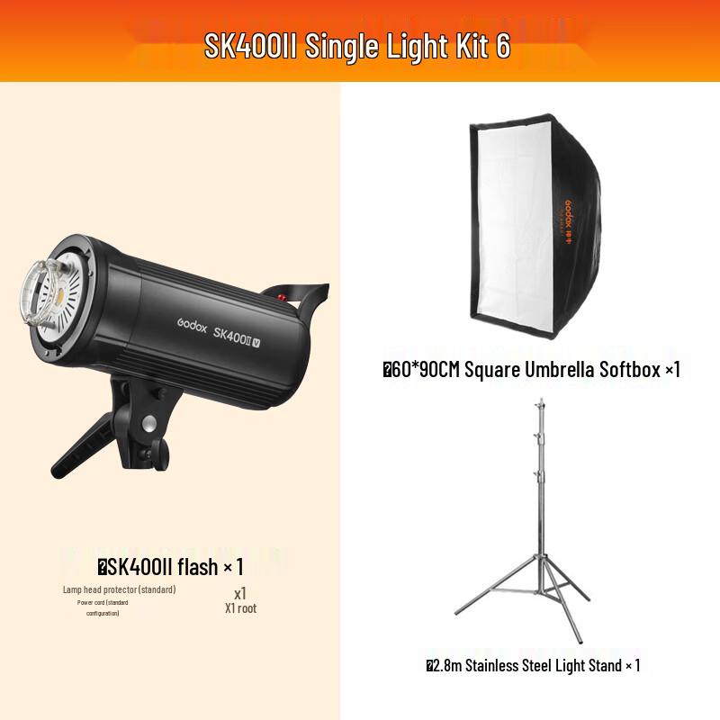 Godox SK400II-V Professional Studio Flash Light Kit