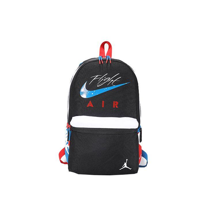 Jordan Men's Red/Blue/Black Aj4 Flight And Color Block Polyester Basketball Backpack Unisex Backpack 9A0377-023