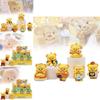 Adorable Butter Bear Figurine Creative Blind Box Collectible Cute Dessert Decor