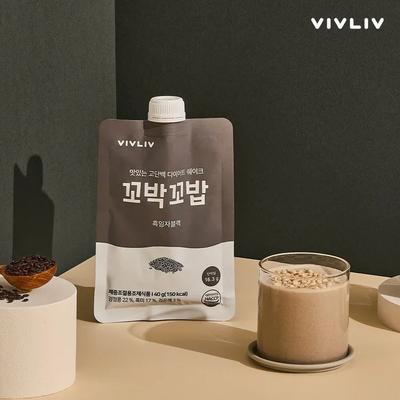 Kkobakkkobap Shake Protéiné Saveur Sésame Noir 40g 7 sachets