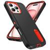 For iPhone 16 Pro Max Case Kickstand Shockproof PC+Silicone+EVA Phone Cover