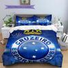 Cruzeiro Esporte Clube Pattern Bedding Home Decoration Birthday Gift (1 * duvet cover + 2 * pillowcase, without core)