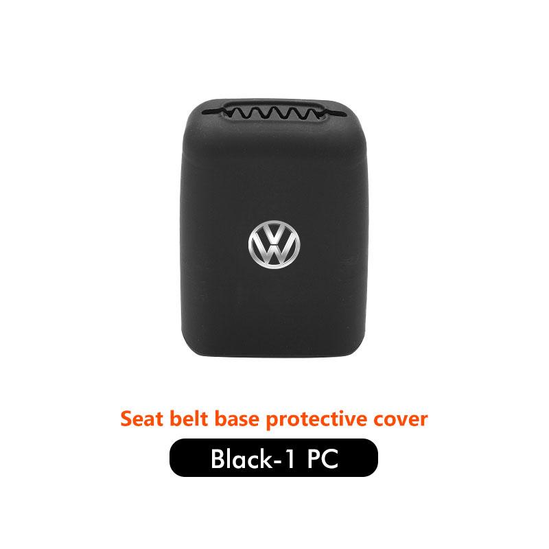 Valve Stems Caps 2Pcs Car Seat Belt Buckle Clip Protection Anti-scratch Cover For Volkswagen VW Polo Jetta Sagitar Magotan Passa CU7