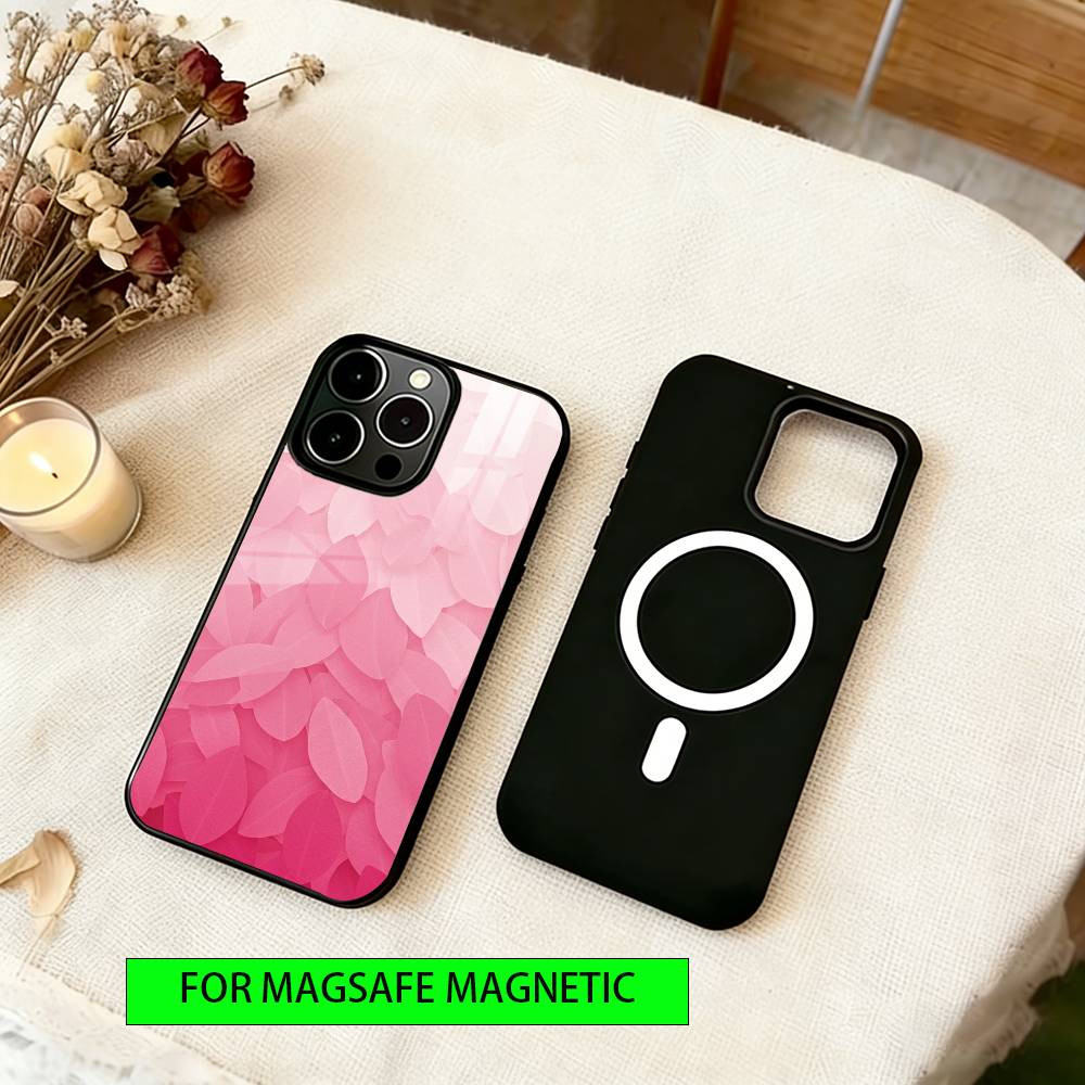Colorful leaves Phone Case For iPhone17,16,15,14,13,12,11 Plus,Pro Magnetic For Magsafe Wireless Charging