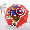1pc Captain America Capybara Automatic Folding Umbrella - Portable Collapsible Design, 8-Rib Iron Frame Yy251209063