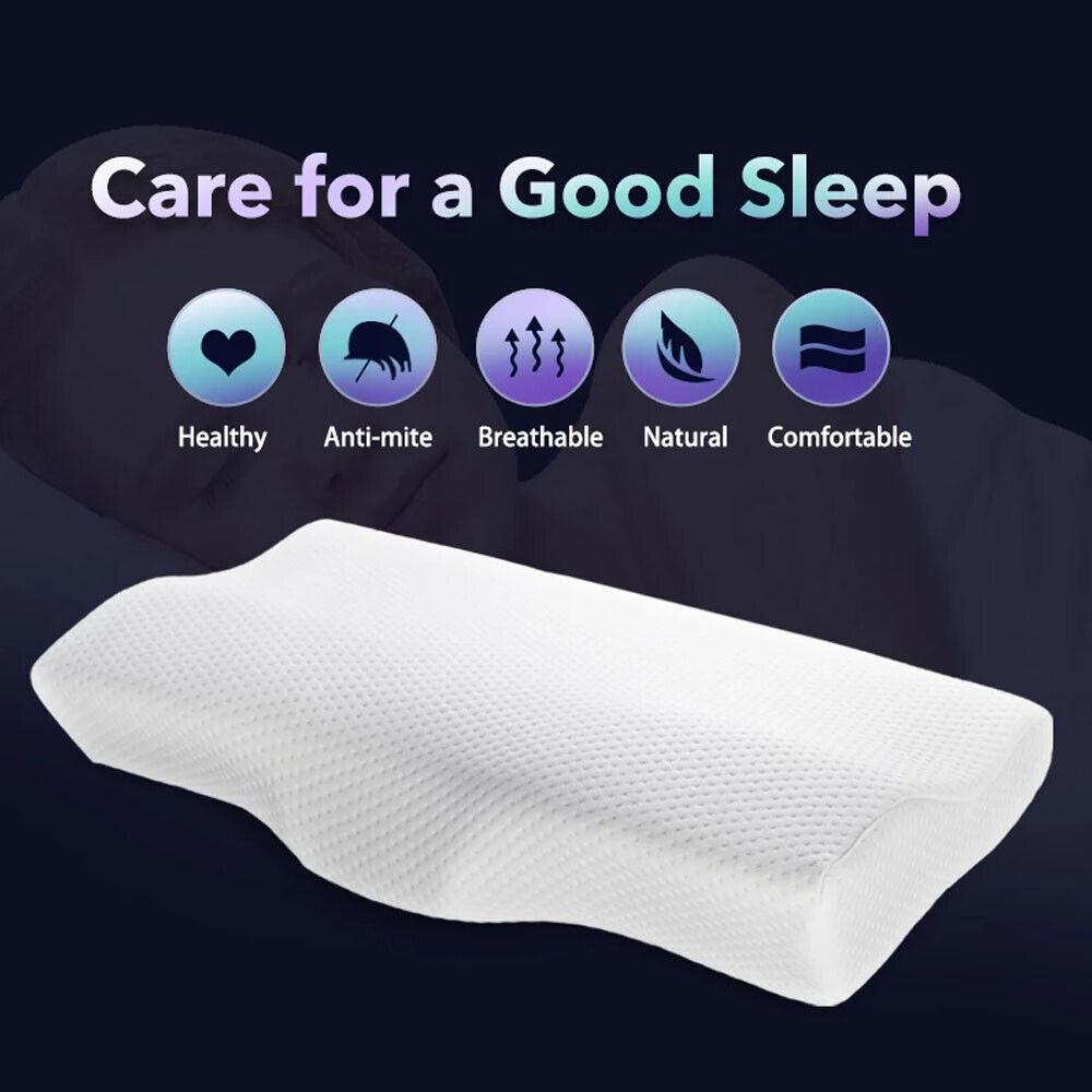 Relaxing Sleep Pillow Orthopaedic Firm Head Pillows Memory Foam Pillow Orthopedic Pillow Neck Back Support