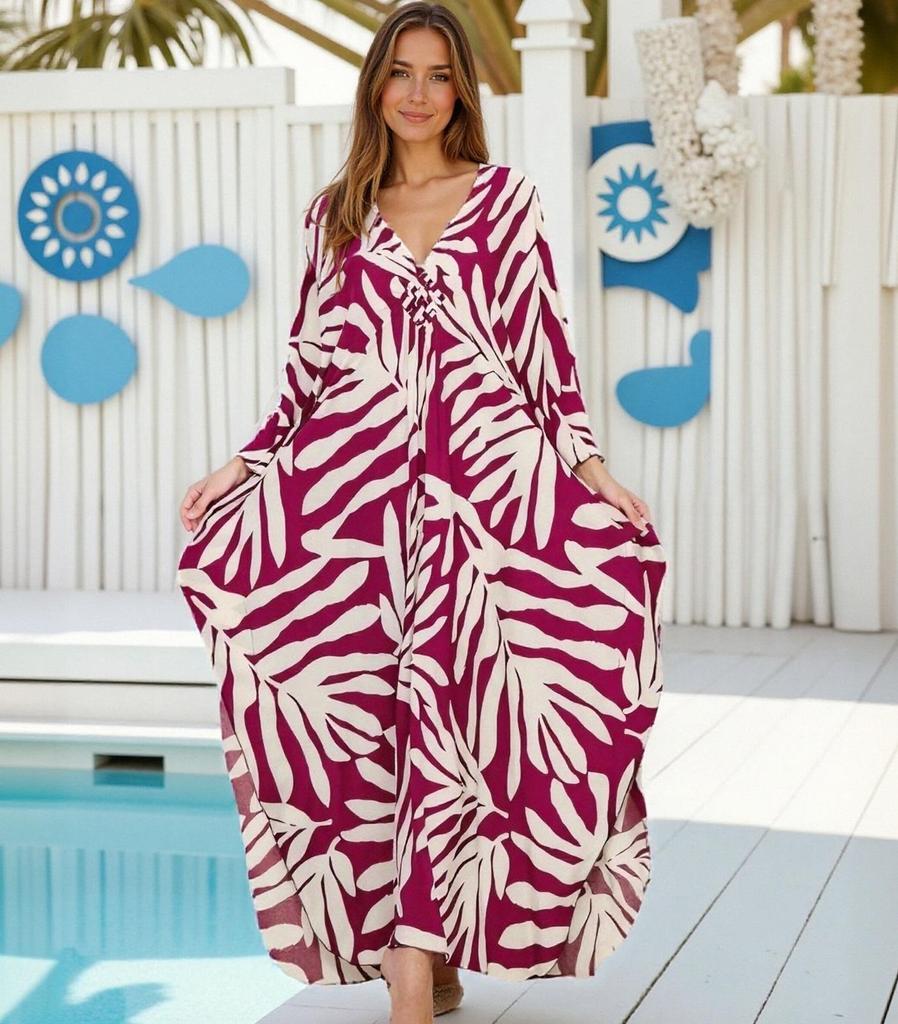 Cache-maillots de plage pour femmes européennes et américaines: Peignoir ample et long pour maillot de bain