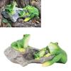 Statue Garden Decor Resin Weatherproof Outdoor   Figurine Lawn Ornament for Indoor Outdoor Patio Yard