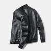 8XL Plus Size Men's Slim Fit PU Leather Jacket - Spring/Autumn Korean Motorcycle Style