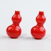 Ceramic Loose Beads Chinese Red Beads Handmade DIY Necklace Loose Beads Accessories