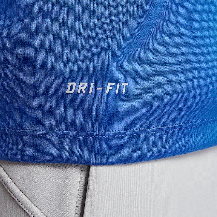 Nike Dri-Fit Team Legend Rýchloschnúce Pohodlné Tričko s Okrúhlym Výstrihom a Krátkym Rukávom Dámske Vrchné Oblečenie Kráľovská Modrá IB8899-450