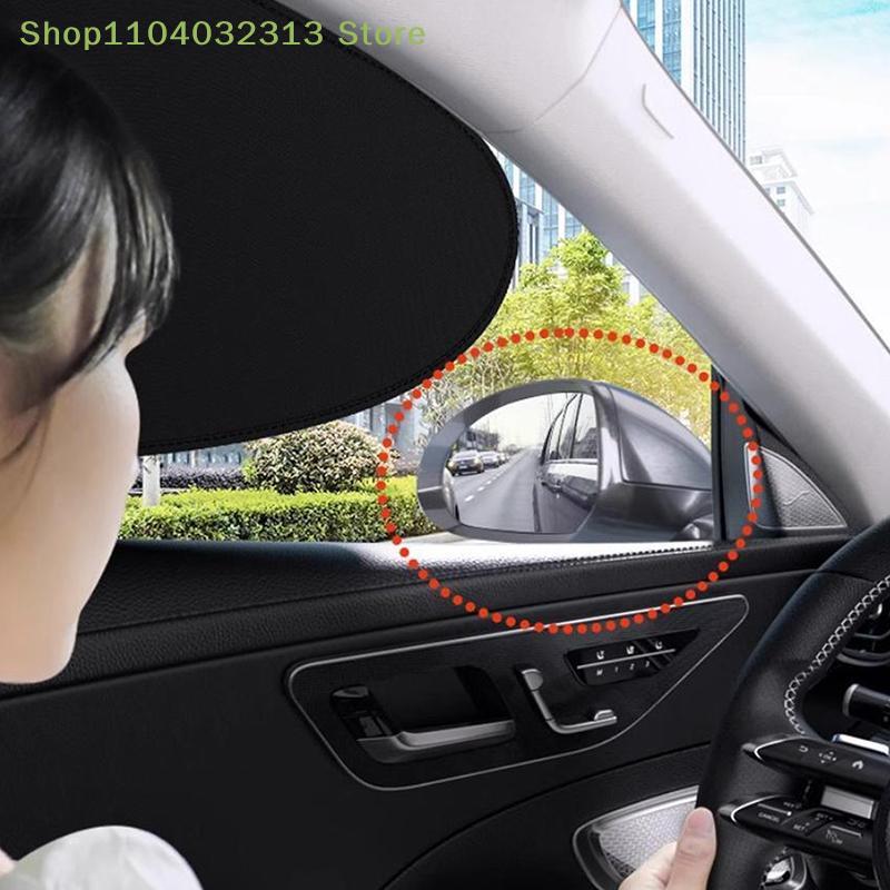 petite4 Layer Electrostatic Car Side Window Sun Shade Curtain Blocks UV Rays Keeps Vehicle Cool for Family Road Tripsaccessories