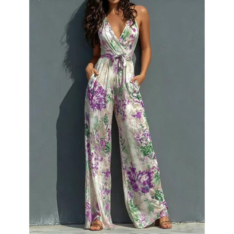 Tuta da sospensione per abbigliamento elegante da donna estivo