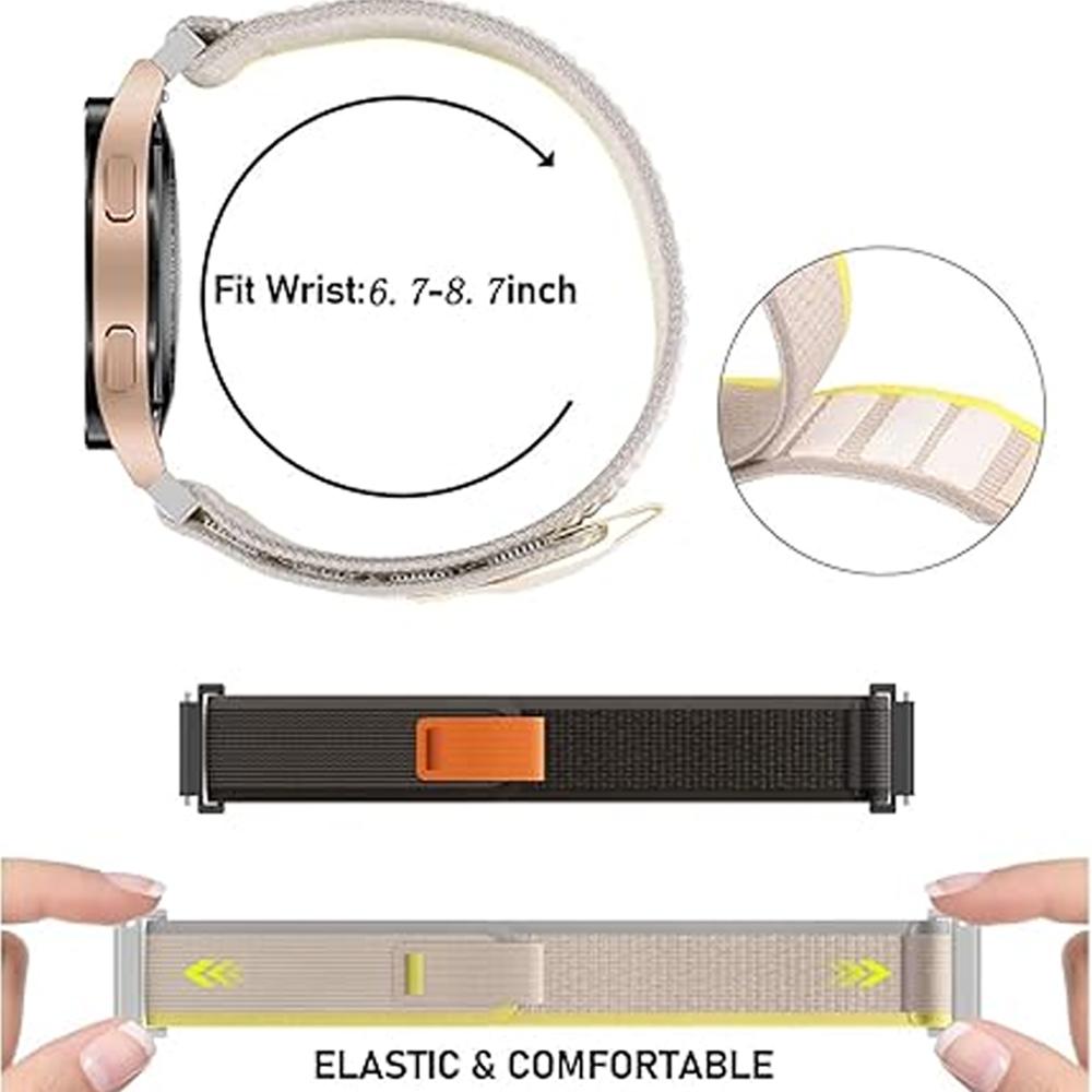 Trail Loop Strap for Amazfit bip 6 5/Active 3 2/T-Rex 3 Pro/Balance 2/helio Sport Bracelet Correa Nylon belt amazfit GTS/GTR 3 4