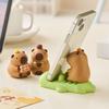 Animal Figurines Capybara Mobole Phone Stand Ornament Capybara Model Toy  Decorative Gifts