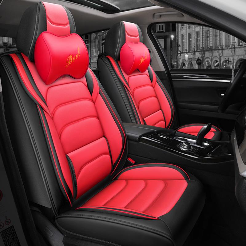 Breathable Leather Car Seat Cushions: Four Seasons, Full Coverage