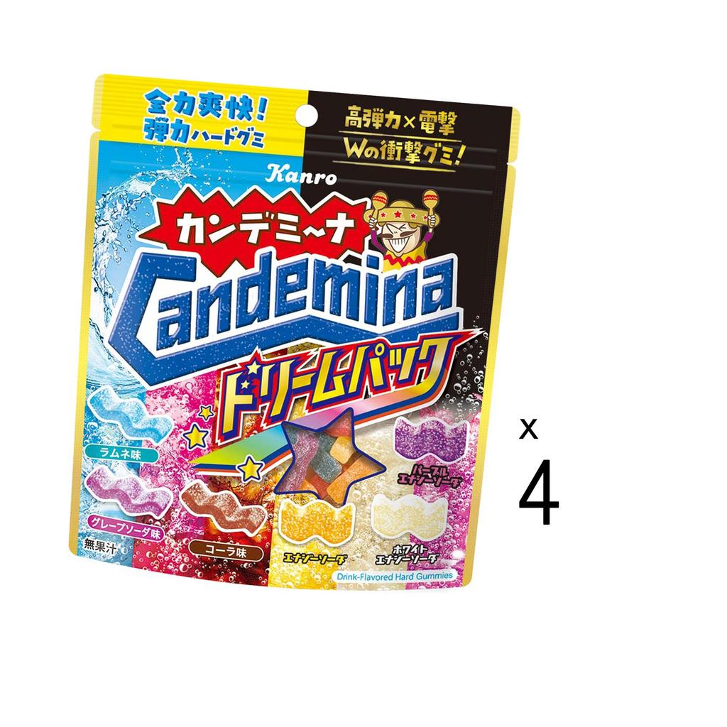Kanro Kandemina Gummy Dream Pack 152g x 4
