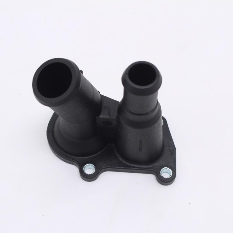 Long Lasting Coolant Flange Thermostat Water Pipe Maintenance For 1493599 Enhances Performances Efficient Engine Cooling