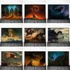 Ring Crown Knights And Dragon War Prints Poster Canvas Painting Modern Wall Art Pictures For Living Room Bedroom Home Decoratio
