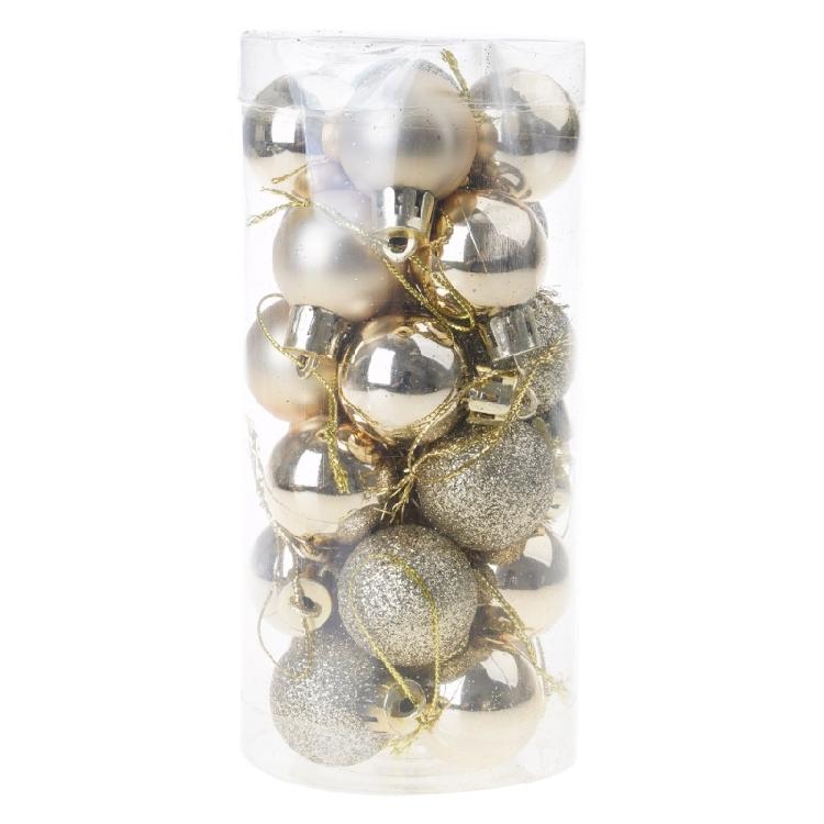 Christmas Ball Ornament 24pcs/box Baubles Holiday Wedding Home Decor