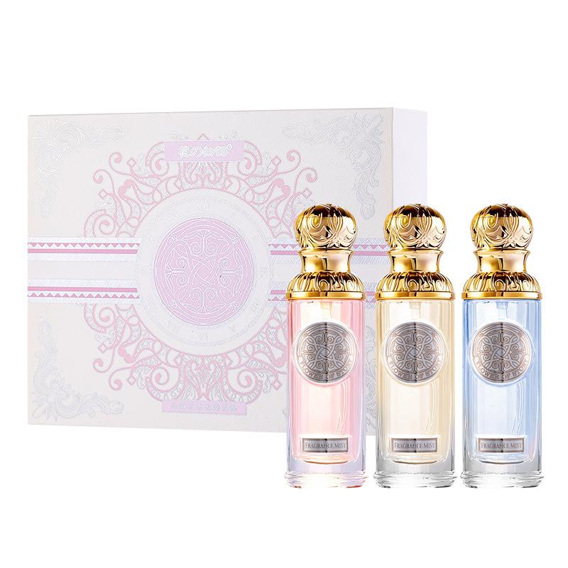 Arabian perfume three-piece set, women's long-lasting fragrance light fragrance, La Luna Middle East explosion
