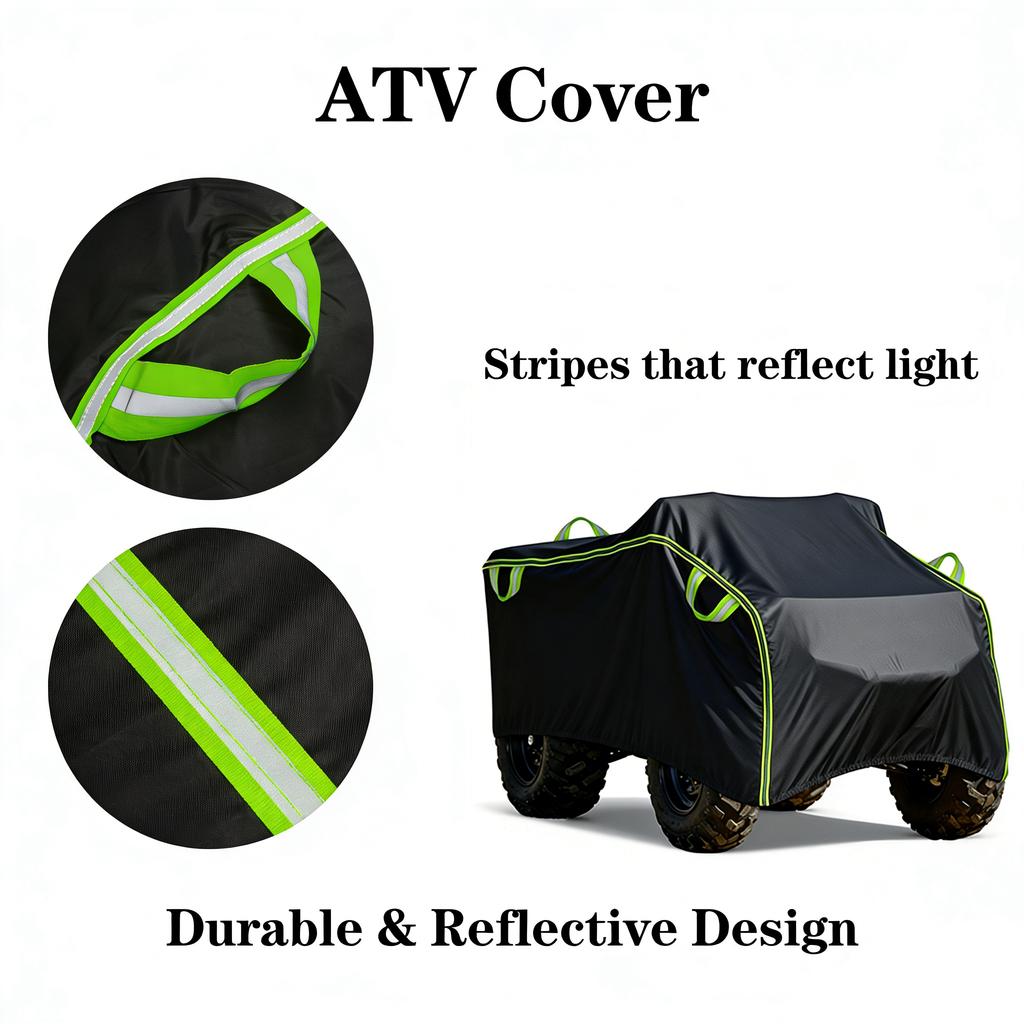 Quad Bike ATV Cover Universal Dust UV Protector for Motorcycle Scooter Kart Motorbike for Polaris Hisun Yamaha Can-Am CFMOTO