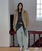 INJIACTIVE Soft Fleece Jogger Pants Mint