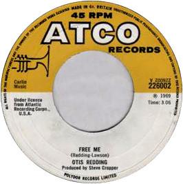 

7inch Record OTIS REDDING - Free Me / (Your Love Has Lifted Me) 226002 ATCO Records 1969 UK Soul/Funk Used