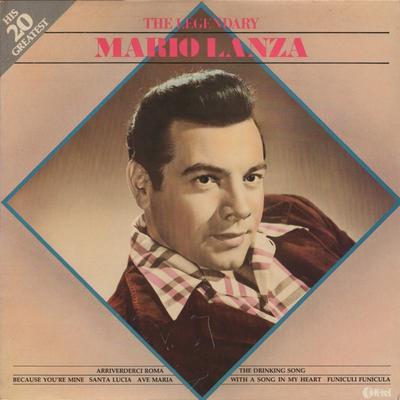 LP Record MARIO LANZA - The Legendary Mario Lanza NE1110 K-Tel 1980 UK Classical Used