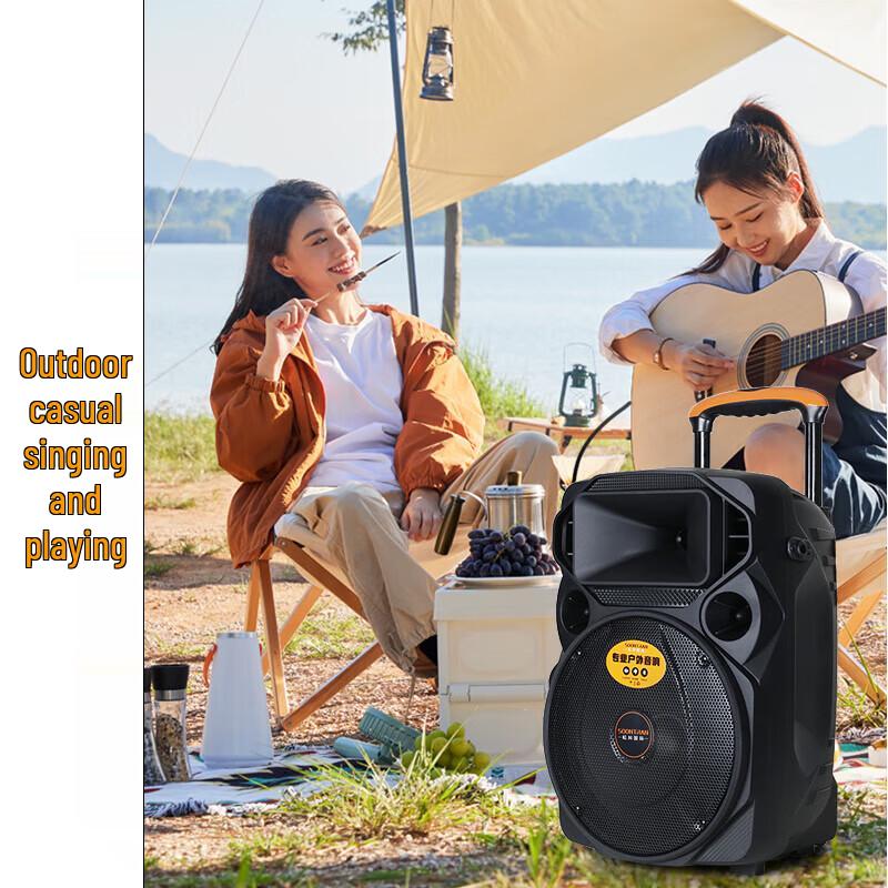 Songchuan A12-66 Portable Bluetooth PA Speaker CN Plug (adapter Included)