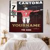 Manchester Custom Your Name Wall Decor Tapestry Art For Pet Memorial Birthdaywedding Party Backdrop Family Gift