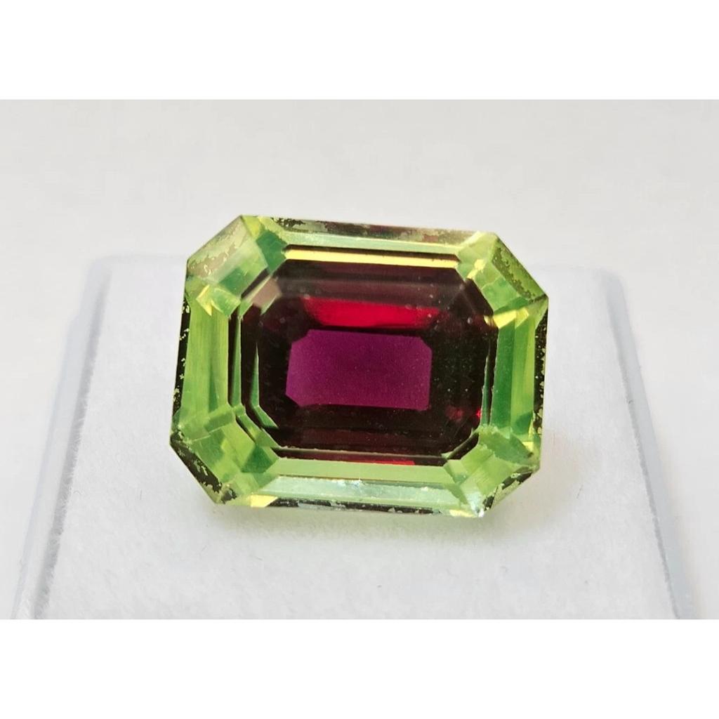 Awesome Pitambari Sapphire Natural 14+ Ct Emerald Cut Beautiful Gemstone