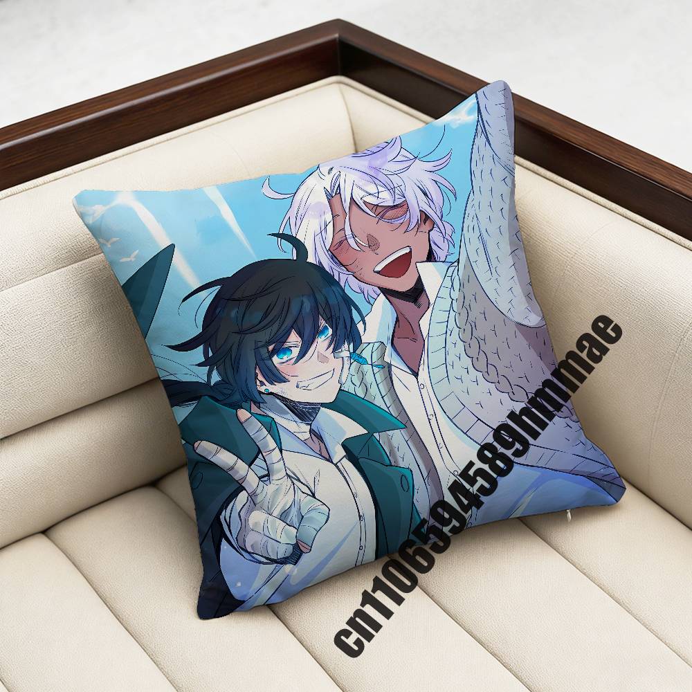 For The Case Study Of V-Vanitas Noe Archiviste Throw Pillow Case Sham 45X45Cm 40X40Cm Square Car Pillowcase Pad Cushion Cover