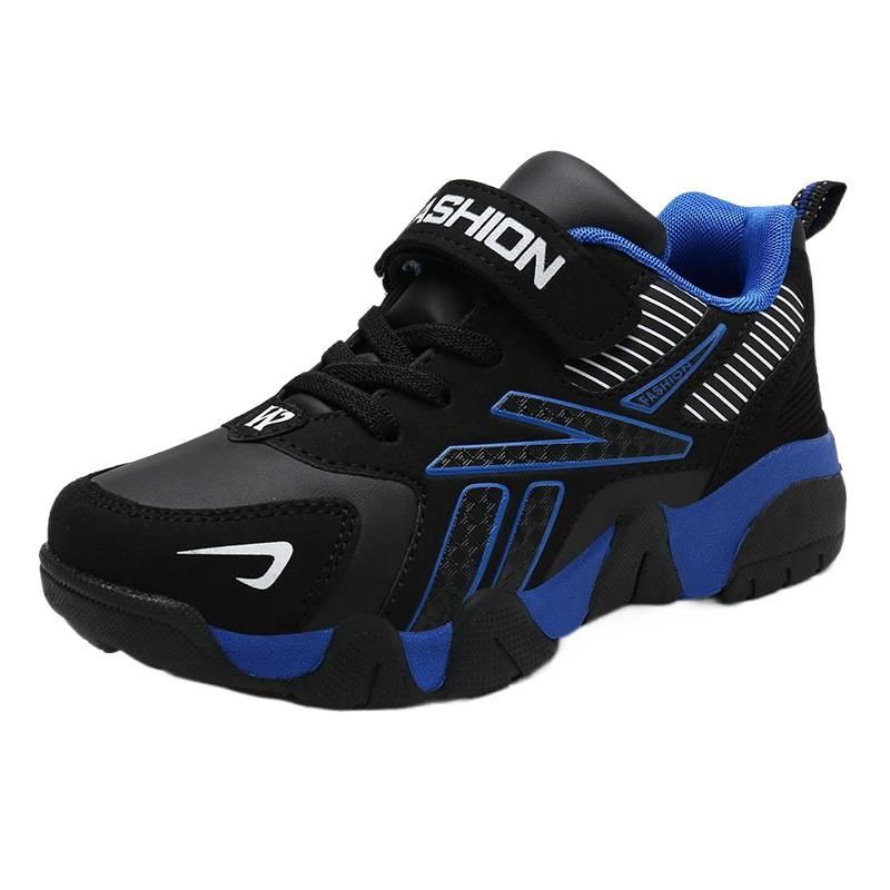 Classmate Walking Shoe Manufacturer [Leather Boys, Primary School Students, Non-slip Direct Sales, Medium-top Sports Shoes] Waterproof for Middle-aged